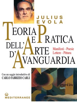 cover image of Teoria e pratica dell'arte d'avanguardia
